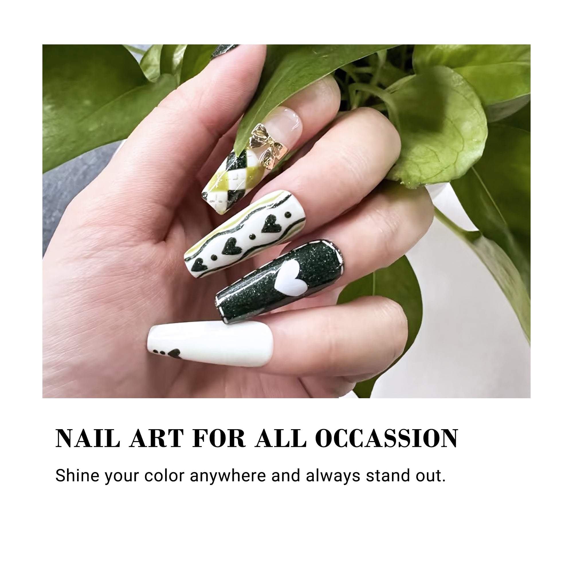 Z215 Forest Green - TPO-Free Thick Gel Nail Polish(15ml) - 图片3