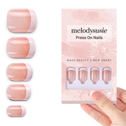 French Pudding Acrylic Press On Nails Kits