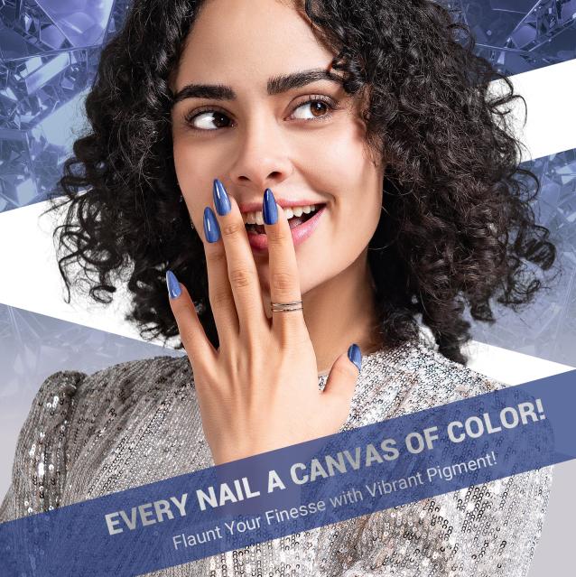 G187 Cyber Blue Neon - TPO-Free Thick Gel Nail Polish(15ml)