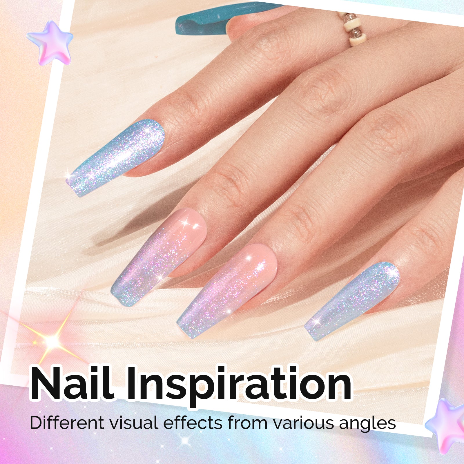 G2103 Blue Aurora Shimmer - TPO-Free Thick Gel Nail Polish(15ml) - 图片3