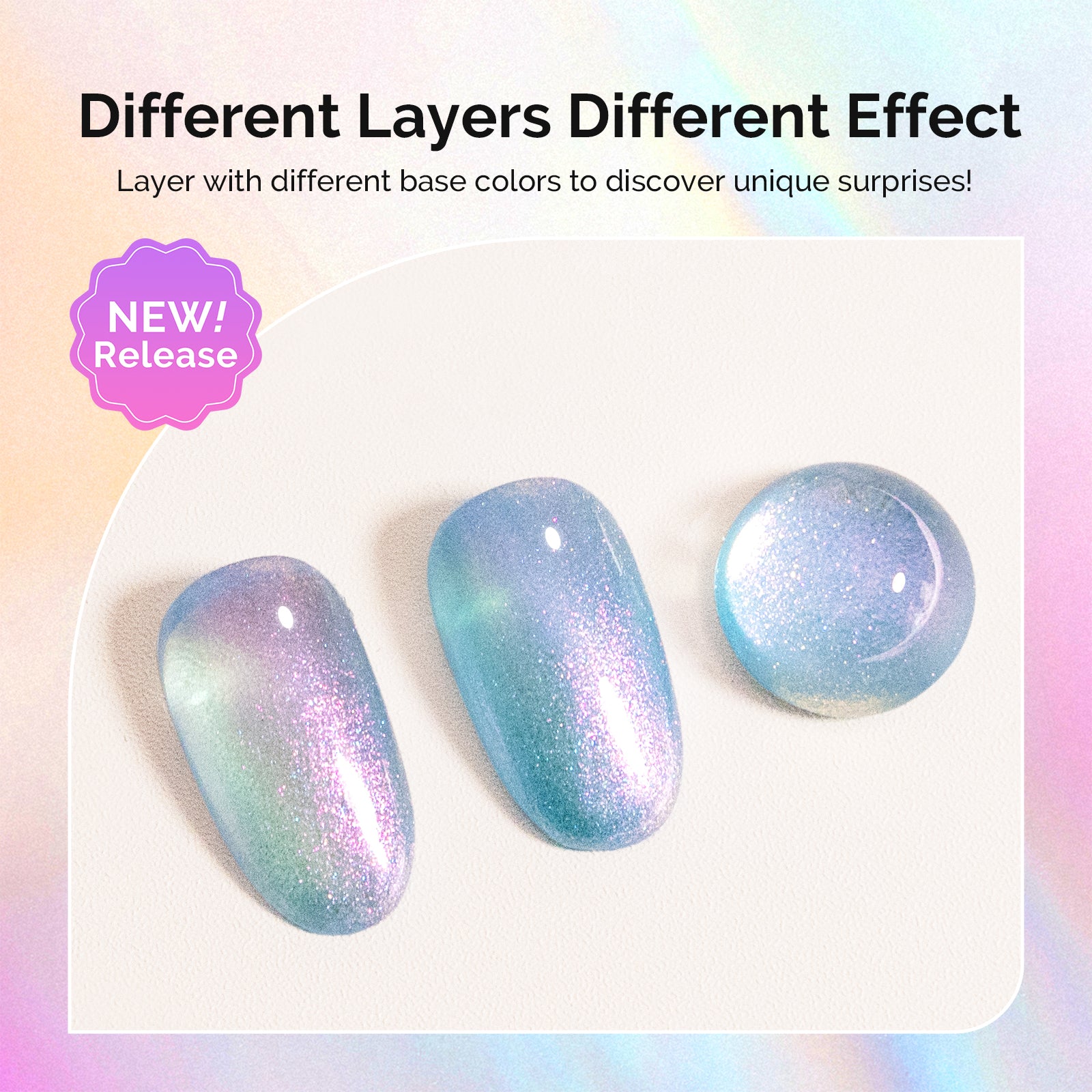 G2103 Blue Aurora Shimmer - TPO-Free Thick Gel Nail Polish(15ml) - 图片4