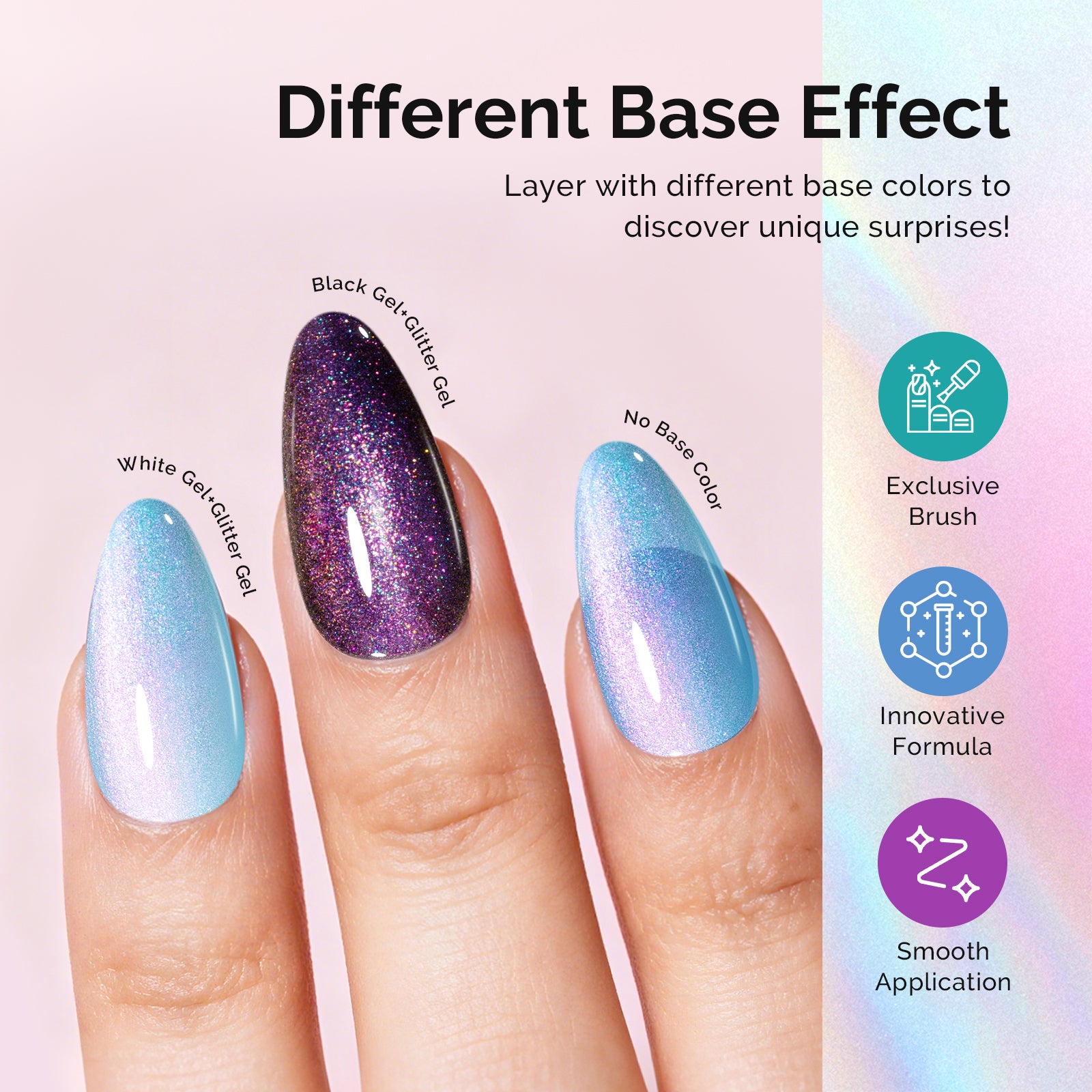 G2103 Blue Aurora Shimmer - TPO-Free Thick Gel Nail Polish(15ml) - 图片5