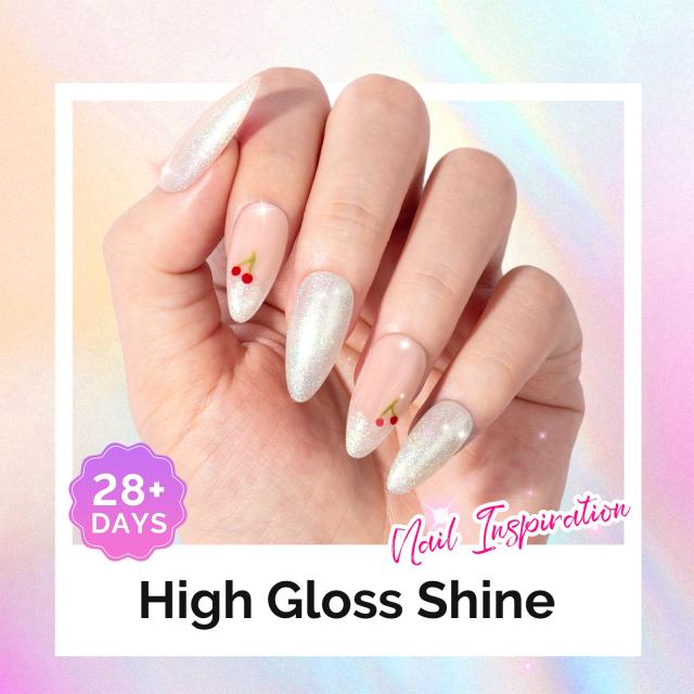 G2302 Jelly White Aurora Shimmer - TPO-Free Thick Gel Nail Polish(15ml)