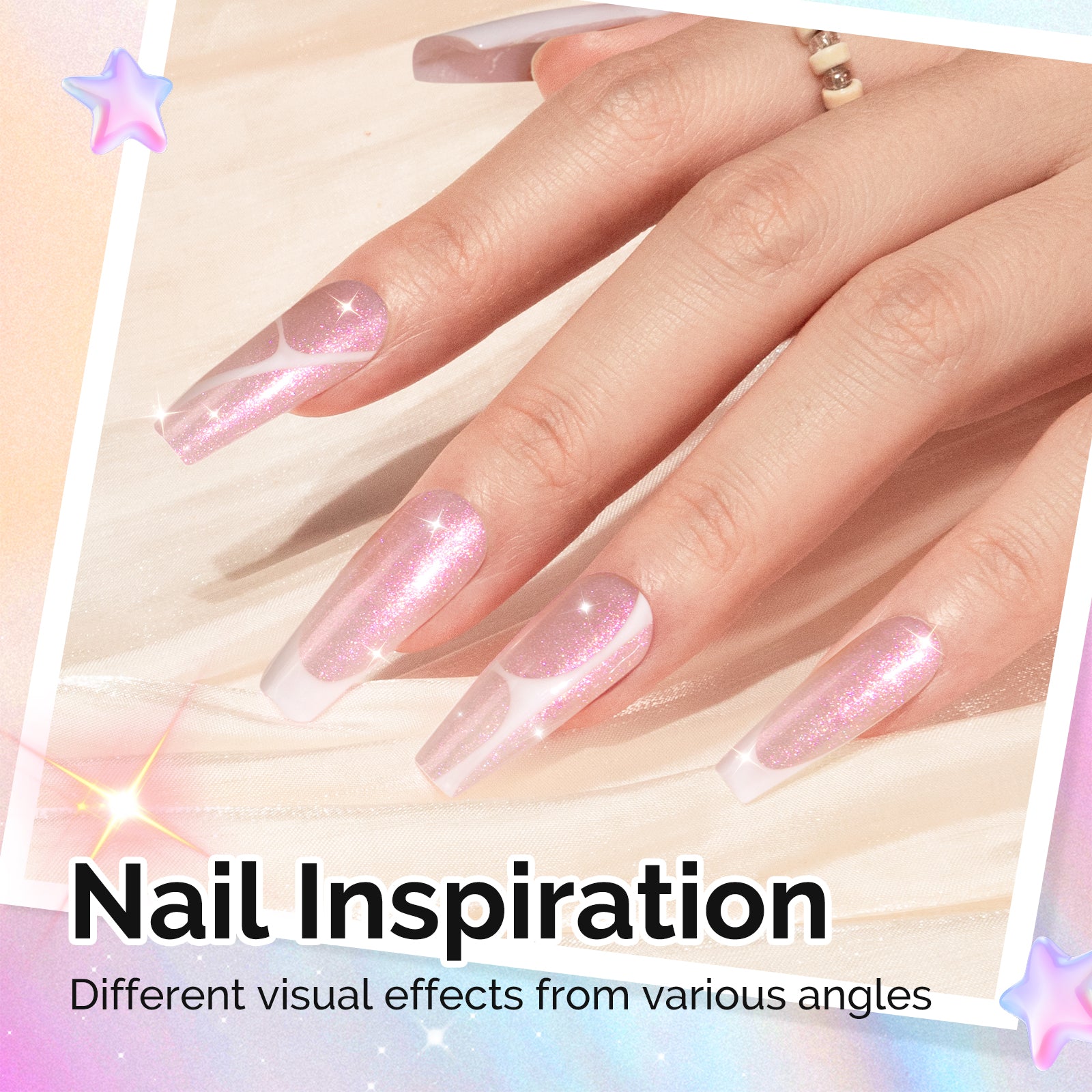 G2607 Shimmer Pearl Pink - TPO-Free Thick Gel Nail Polish(15ml) - 图片3