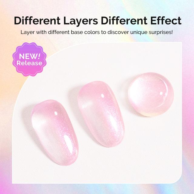 G2607 Shimmer Pearl Pink - TPO-Free Thick Gel Nail Polish(15ml)