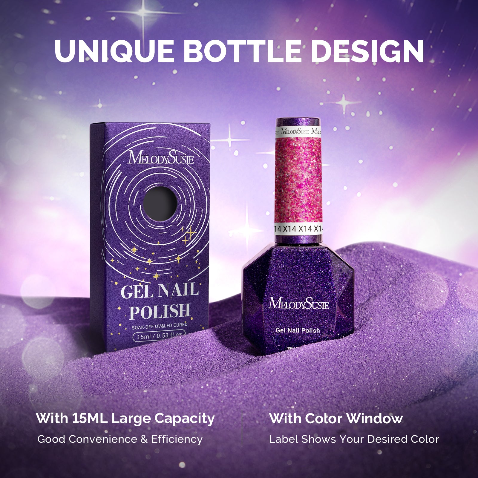 Galaliver Glitter Gel Nail Polish Set - 12 Colors - 图片7