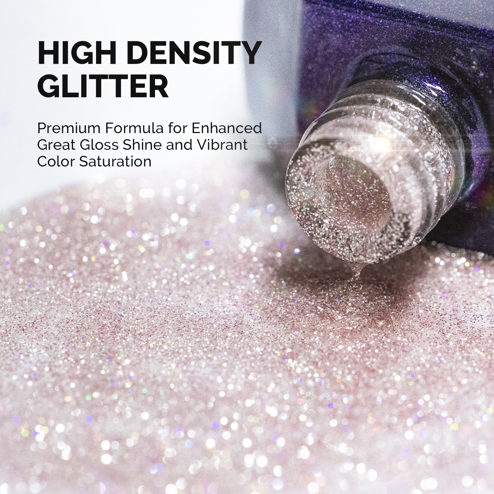 Galaliver Glitter Gel Nail Polish 15ml - X04 Bright Pink - 图片2