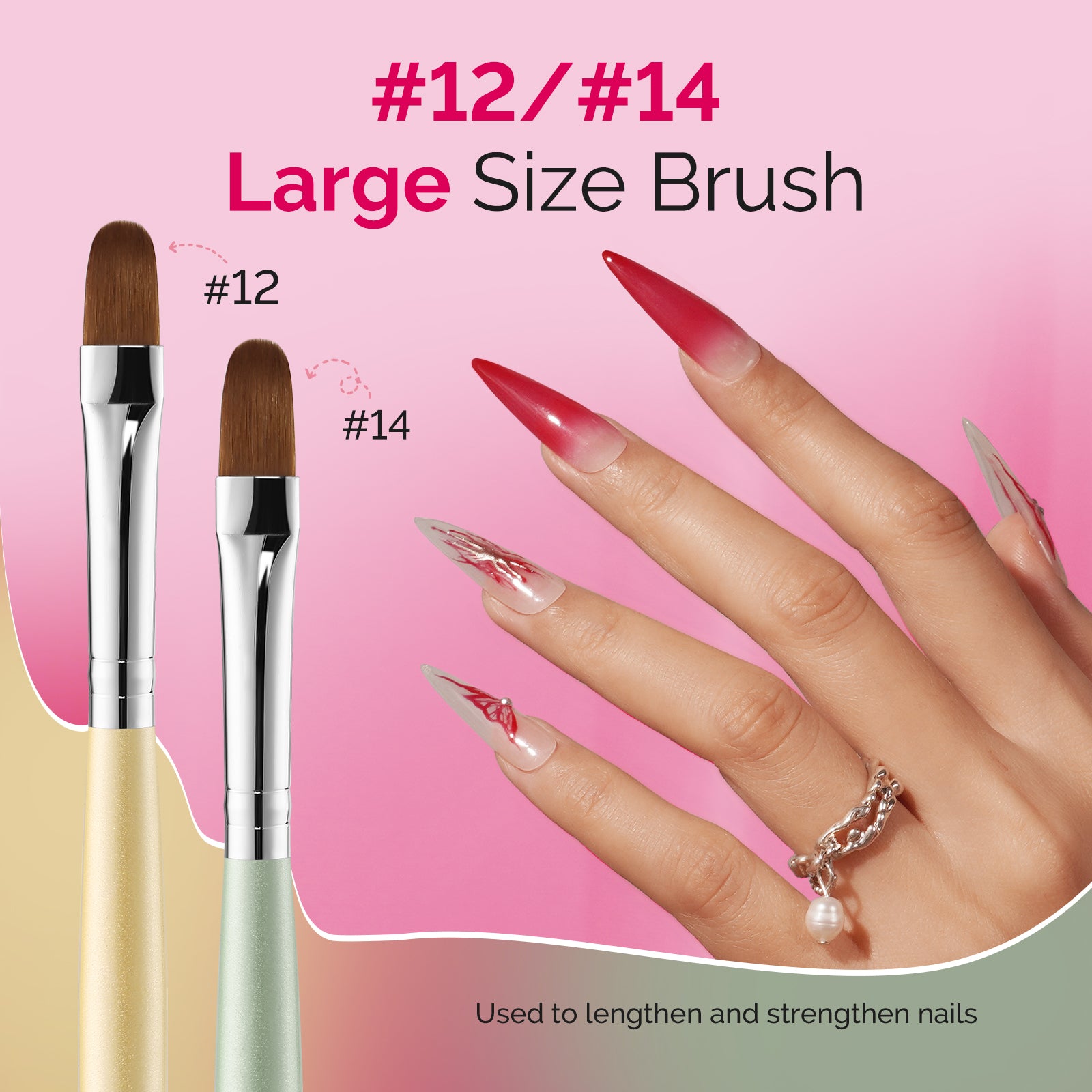 Gel Nail Art Brush 7Pcs - 图片6