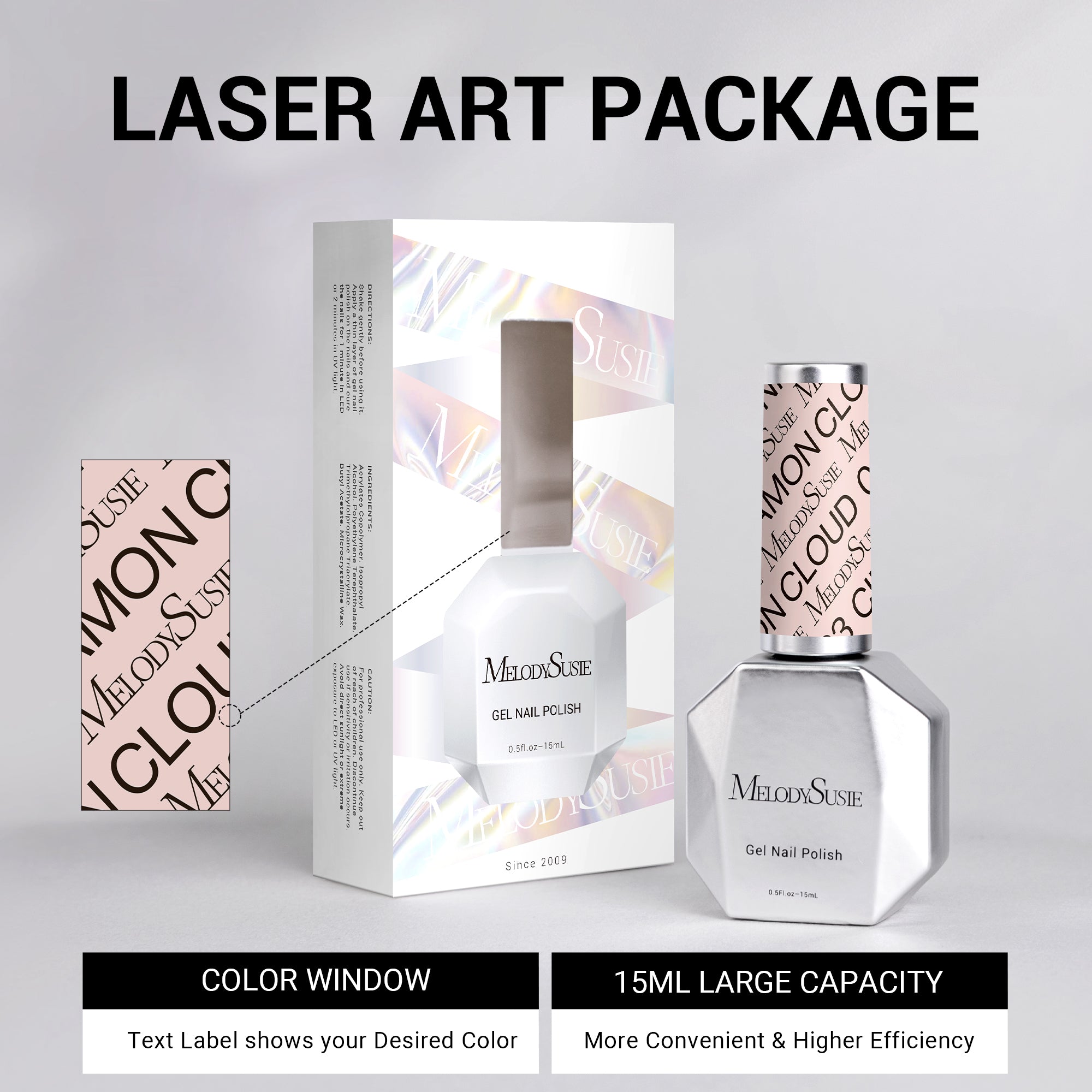 093 Cinnamon Cloud - TPO-Free Thick Gel Nail Polish(15ml) - 图片6