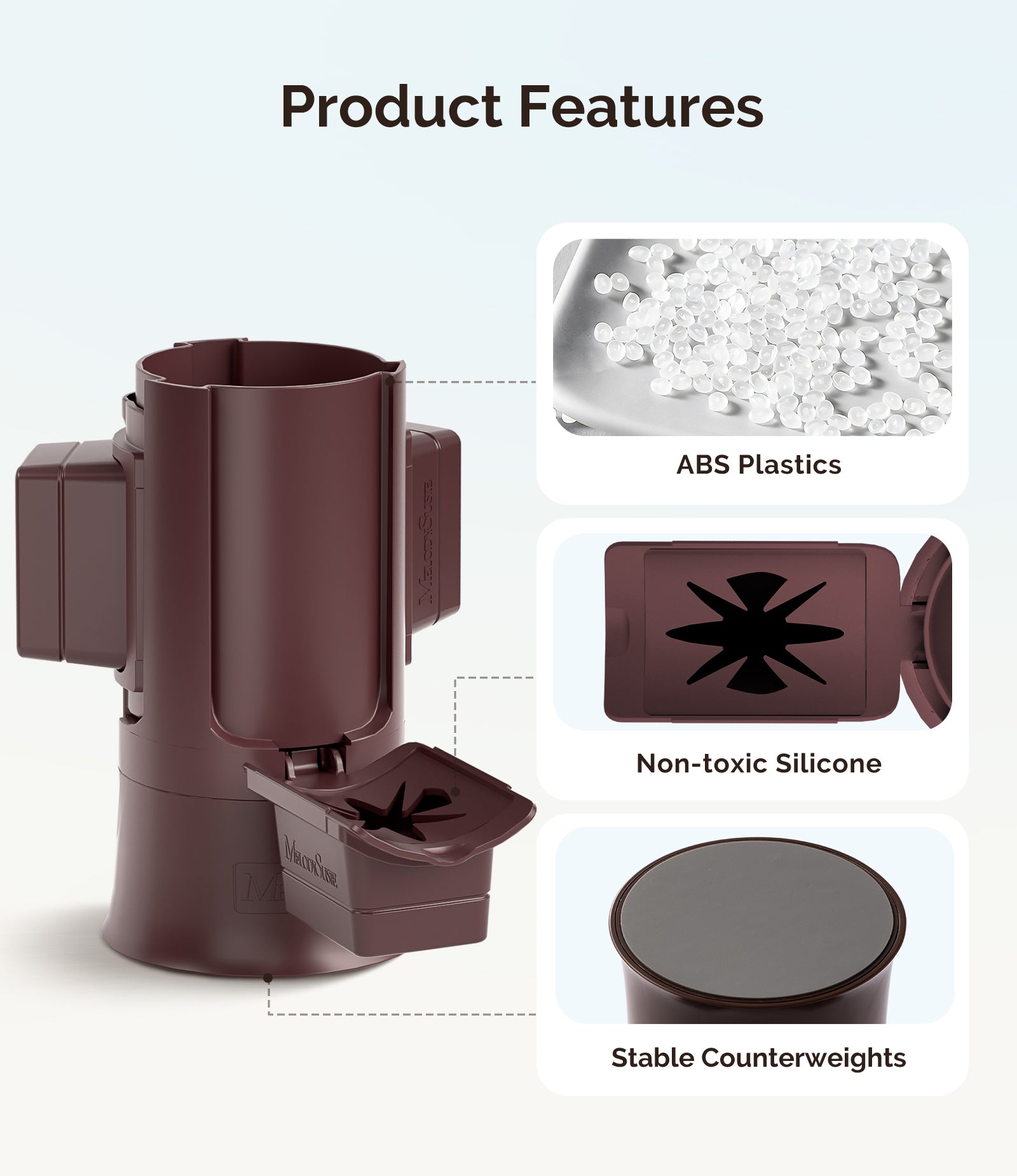 GelCarousel Rotatable Nail Art DIY Station - Brown - 图片6