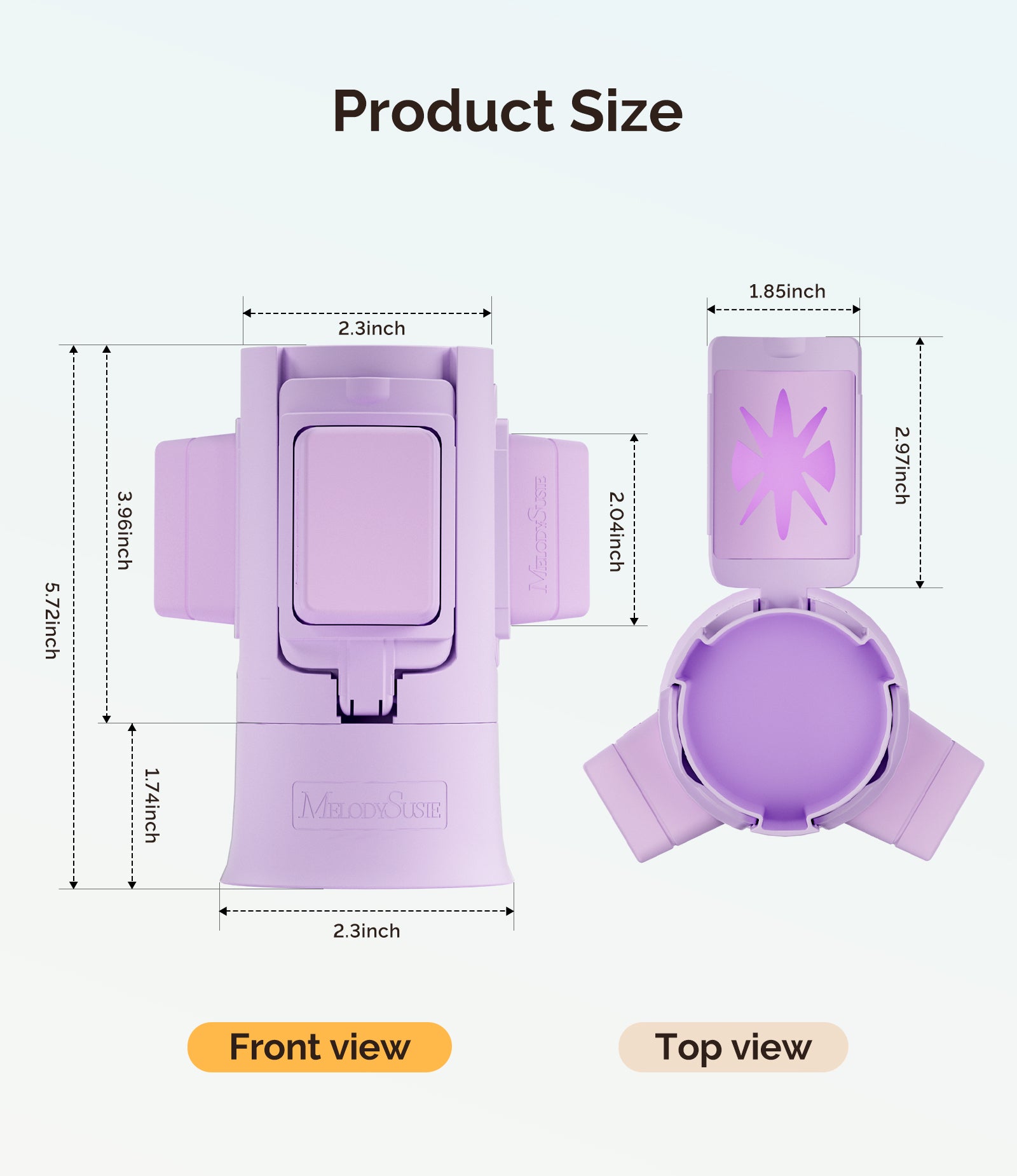 GelCarousel Rotatable Nail Art DIY Station - Purple - 图片3