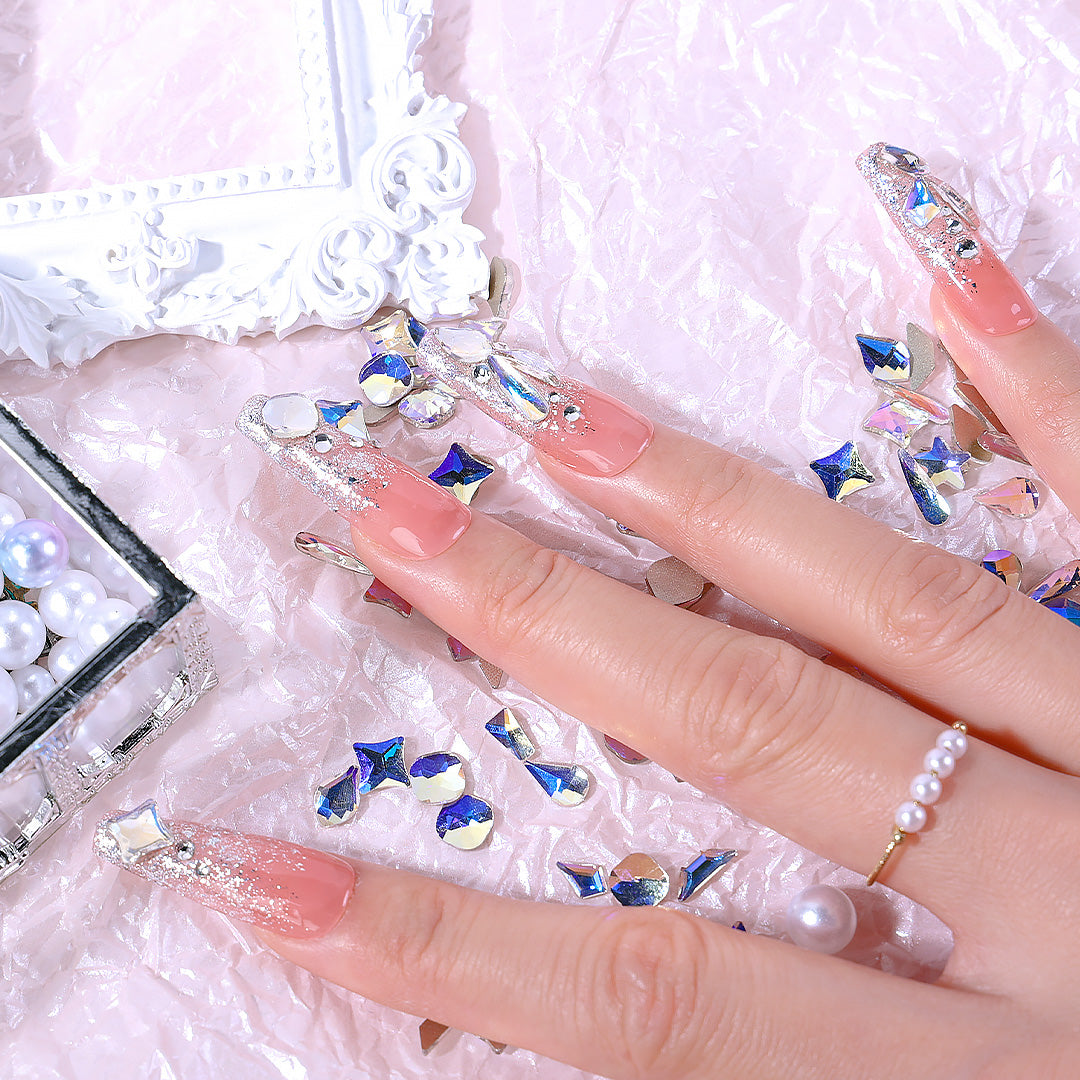 Glamour Aurora Mixed Rhinestones Set - 图片3