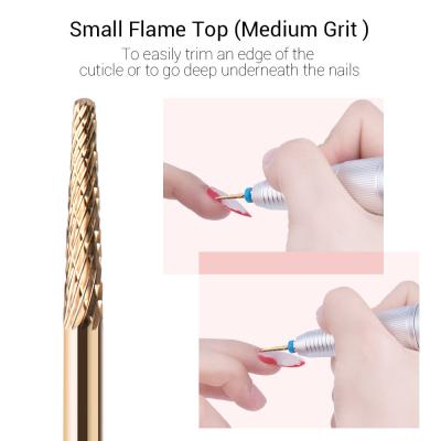 Gold Carbide Nail Drill Bits Set (7Pcs)