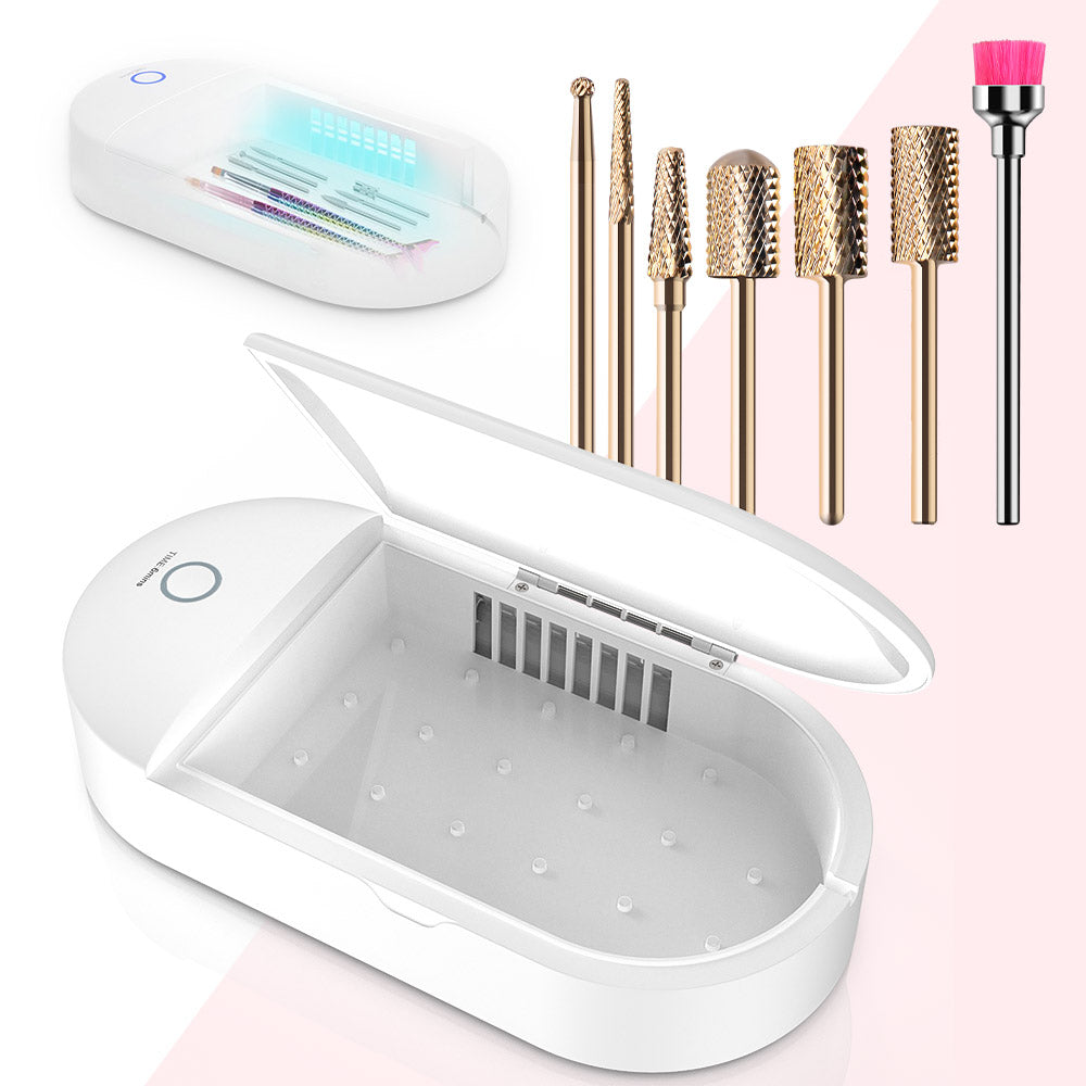 Gold Carbide Nail Drill Bits Set (7Pcs) - 图片9