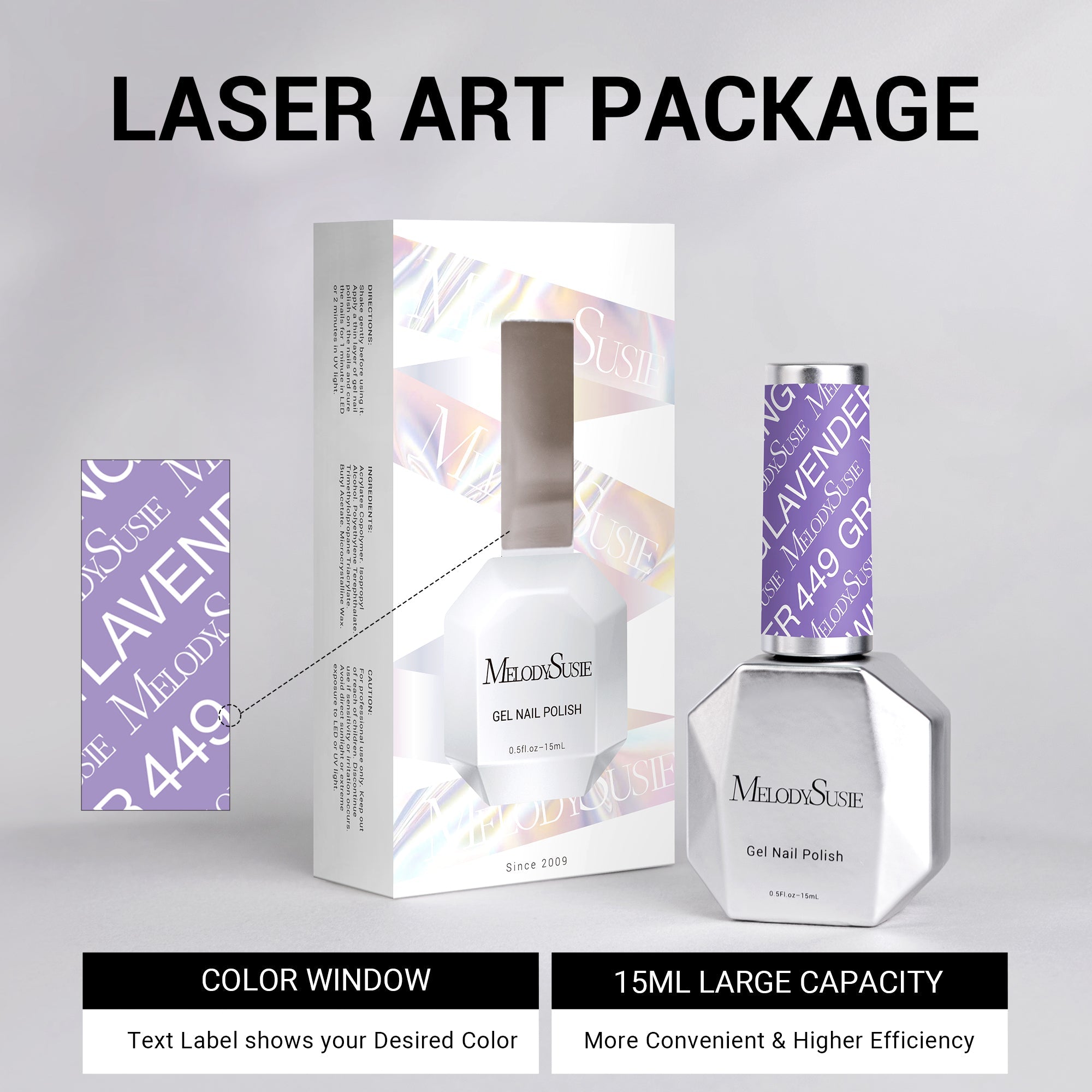 449 Growing LavendeR - TPO-Free Thick Nail Gel Polish(15ml) - 图片6