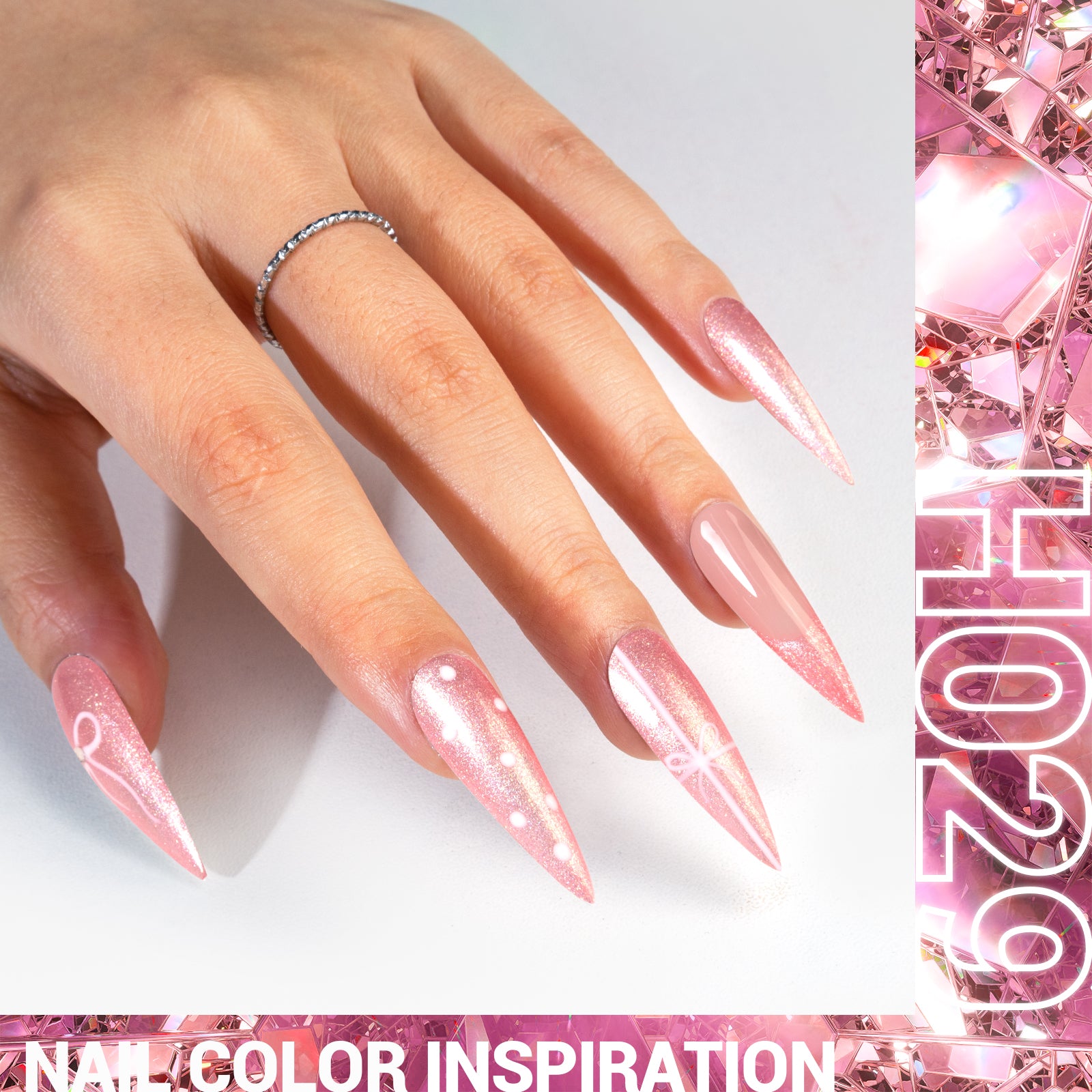 H029 Neon Blush Pink - TPO-Free Thick Gel Nail Polish(15ml) - 图片2