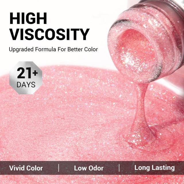 H029 Neon Blush Pink - TPO-Free Thick Gel Nail Polish(15ml)