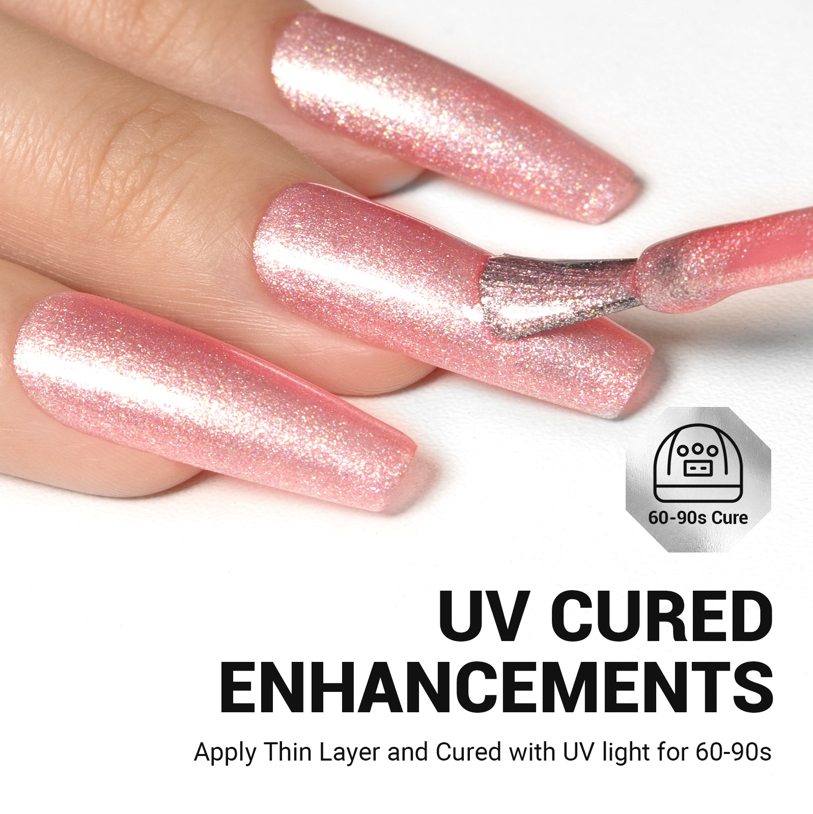 H029 Neon Blush Pink - TPO-Free Thick Gel Nail Polish(15ml) - 图片5