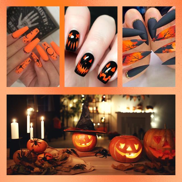Halloween 15ml TPO-Free Thick Gel Nail Polish Kit - 4Pcs