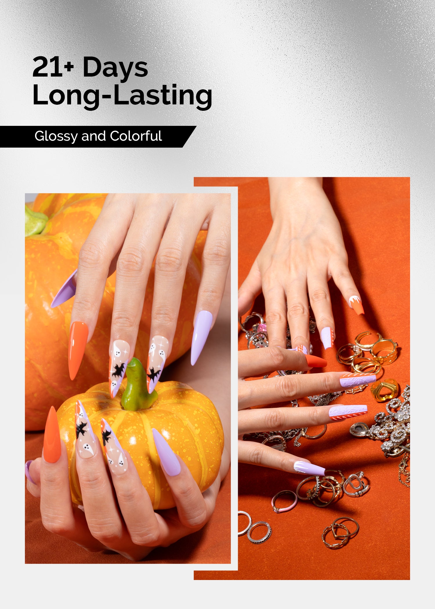 Halloween 15ml Gel Nail Polish Set - 图片5