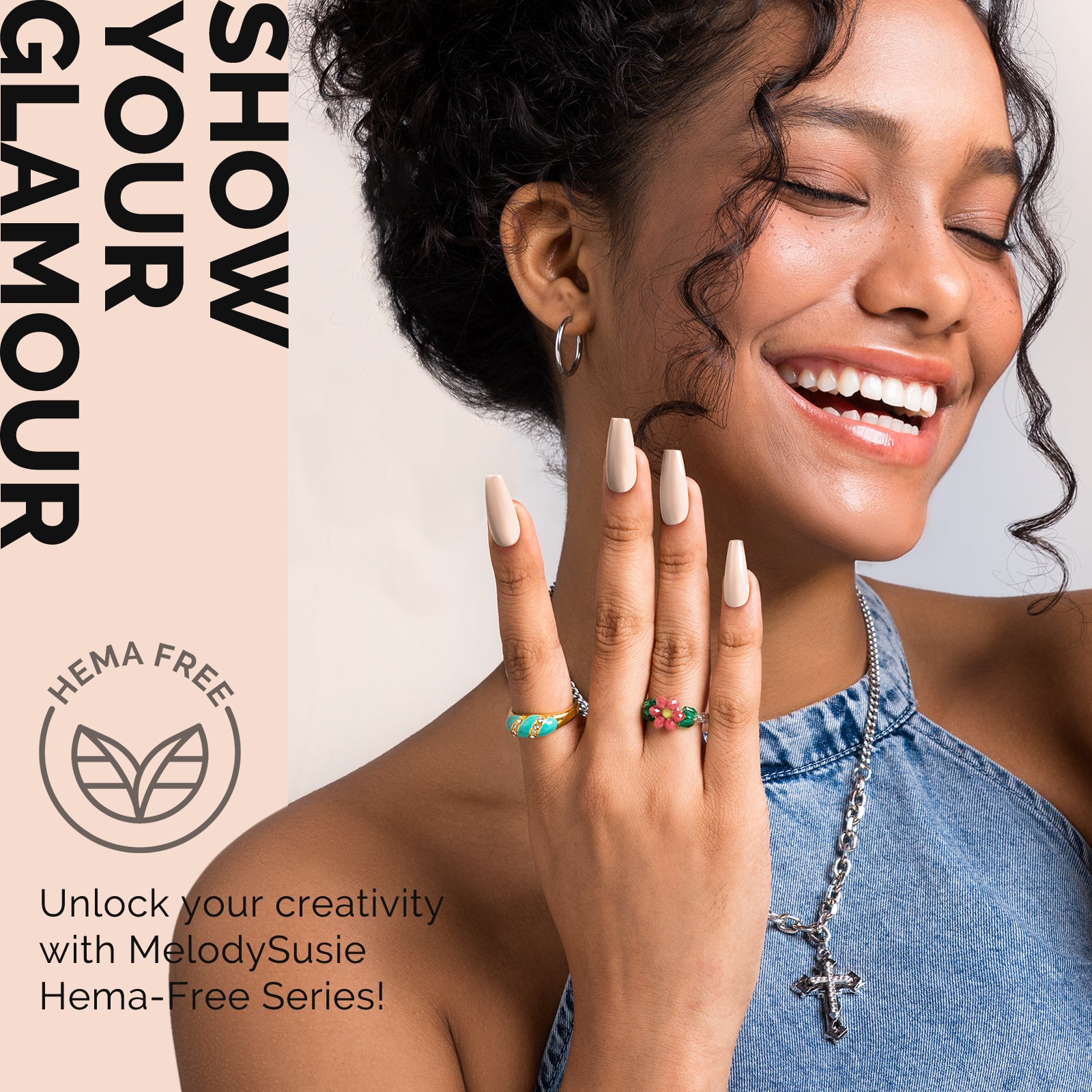 HEMA-Free Gel Nail Polish 0.5 fl oz/15ml - K0433 Thick Light Nude - 图片4