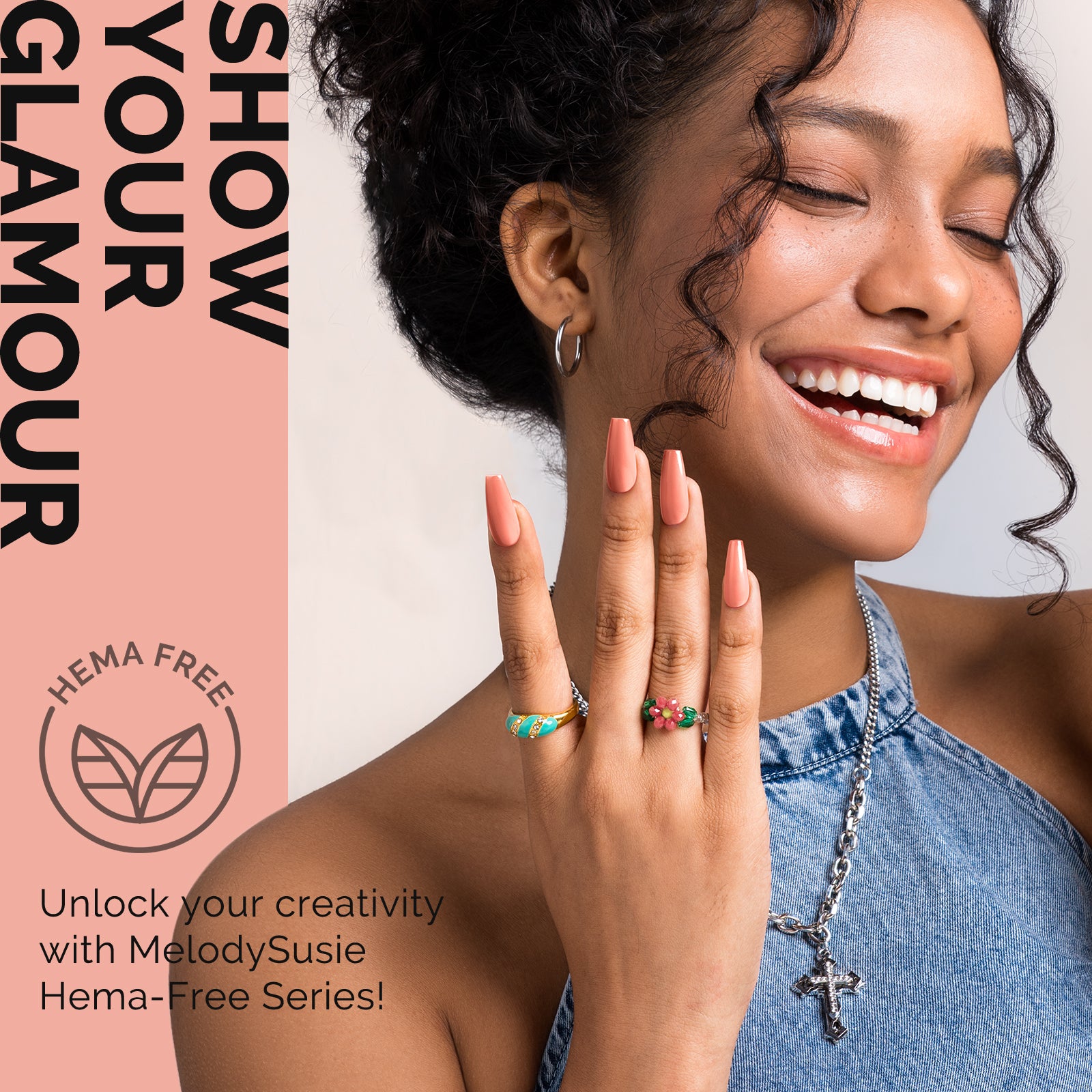 HEMA-Free Gel Nail Polish 0.5 fl oz/15ml - K0521 Thick Light Orange Pink - 图片4