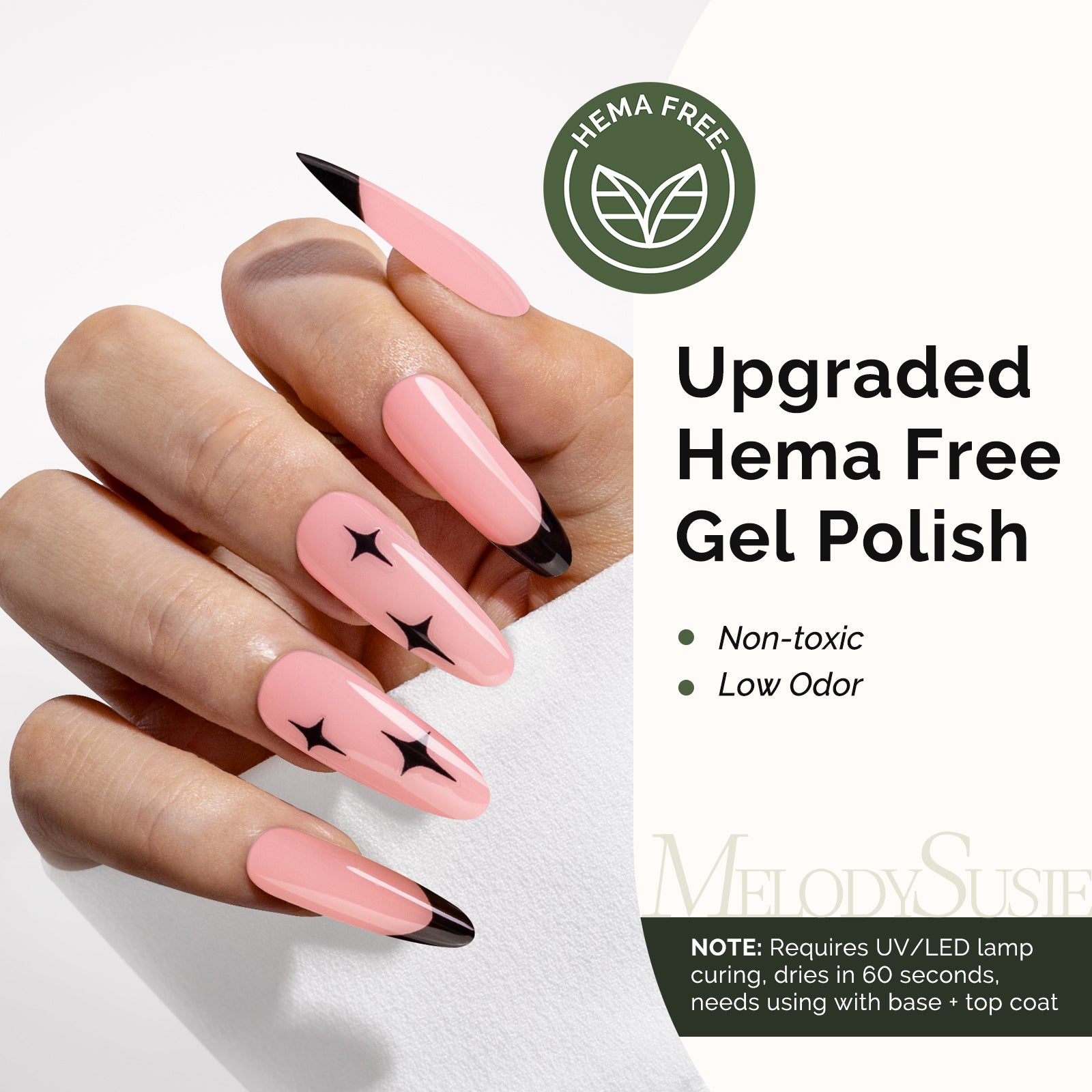 HEMA-Free Gel Nail Polish 0.5 fl oz/15ml - K0537 Thick Beige Pink - 图片2