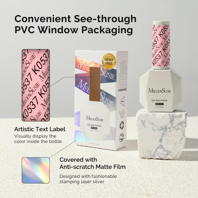 HEMA-Free Gel Nail Polish 0.5 fl oz/15ml - K0537 Thick Beige Pink