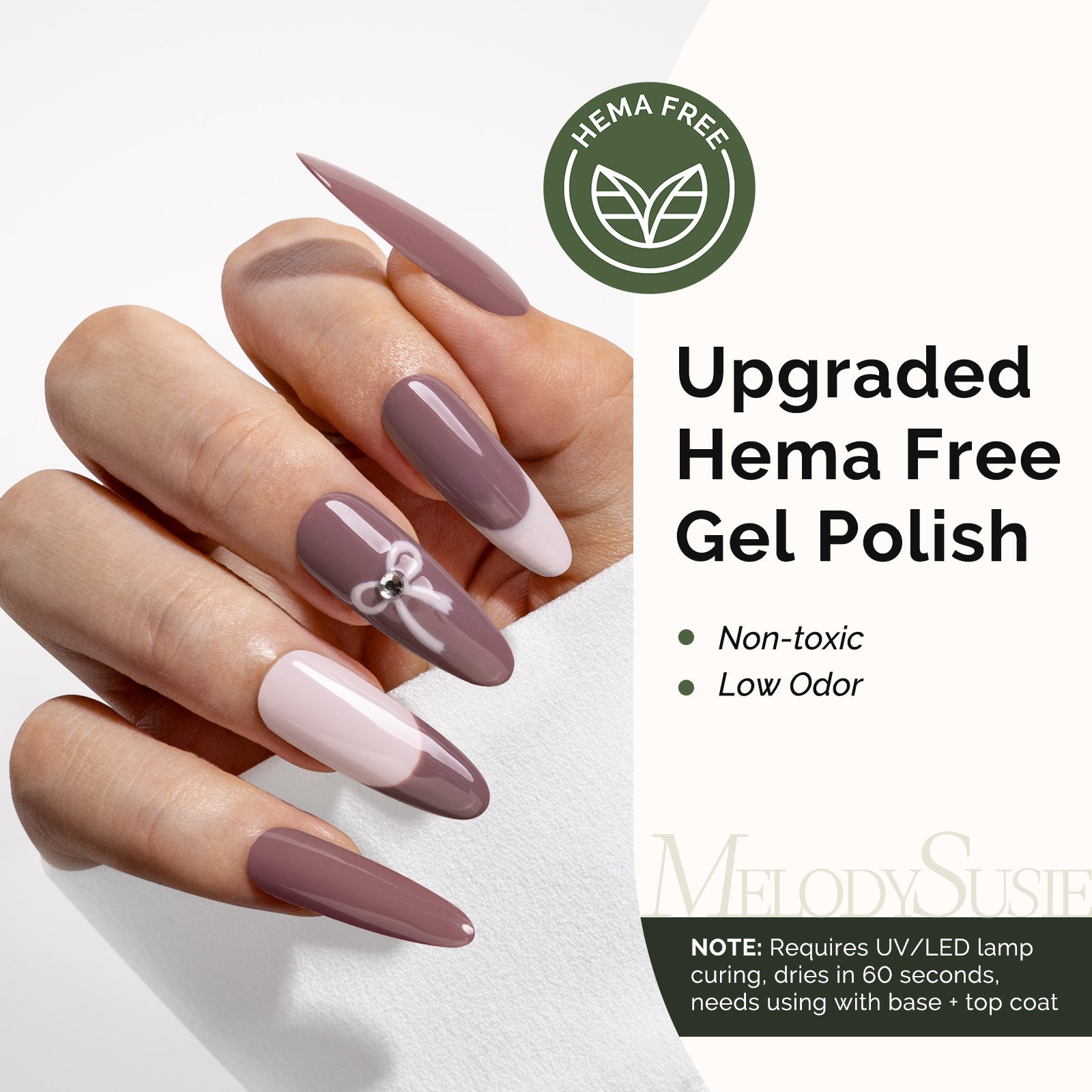 HEMA-Free Gel Nail Polish 0.5 fl oz/15ml - K0579 Thick Deep Rosy Nude - 图片2