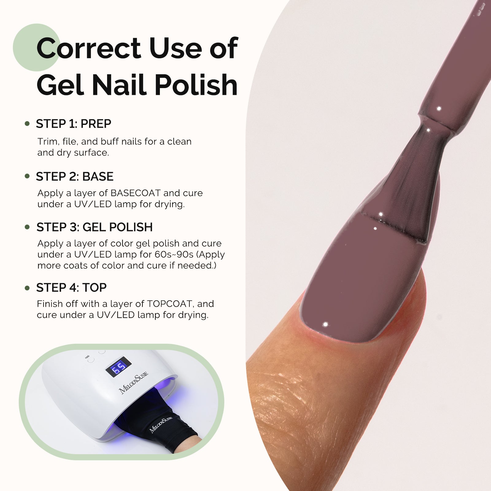 HEMA-Free Gel Nail Polish 0.5 fl oz/15ml - K0579 Thick Deep Rosy Nude - 图片5