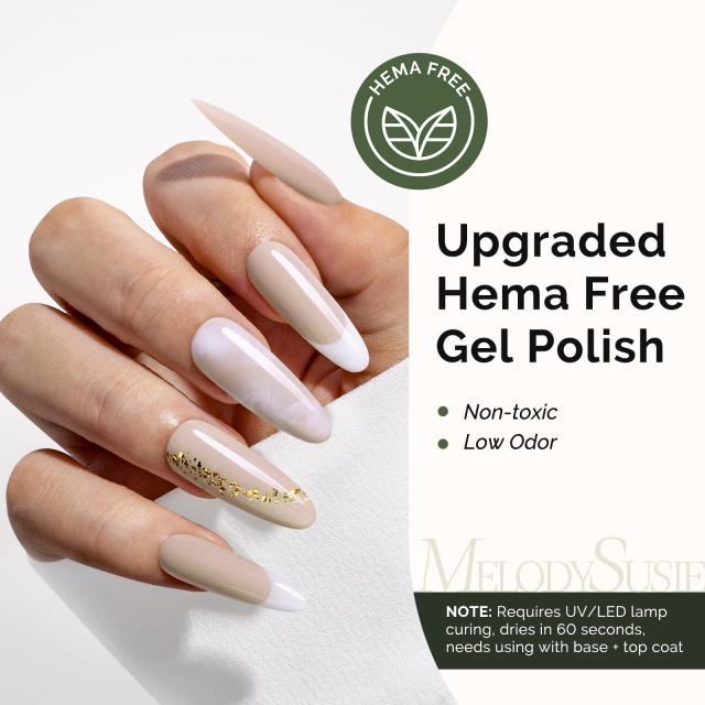 HEMA-Free Gel Nail Polish 0.5 fl oz/15ml - K0589 Thick Beige Nude Pink