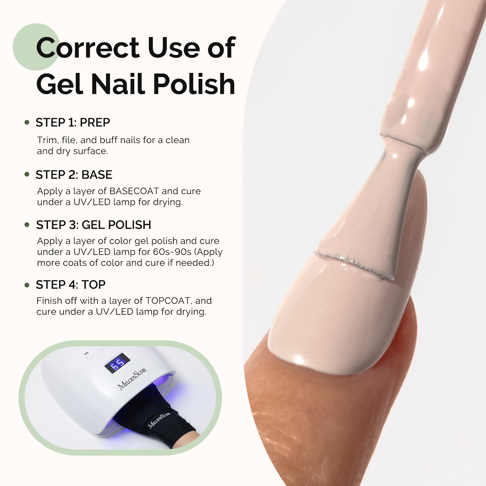 HEMA-Free Gel Nail Polish 0.5 fl oz/15ml - K0589 Thick Beige Nude Pink - 图片5