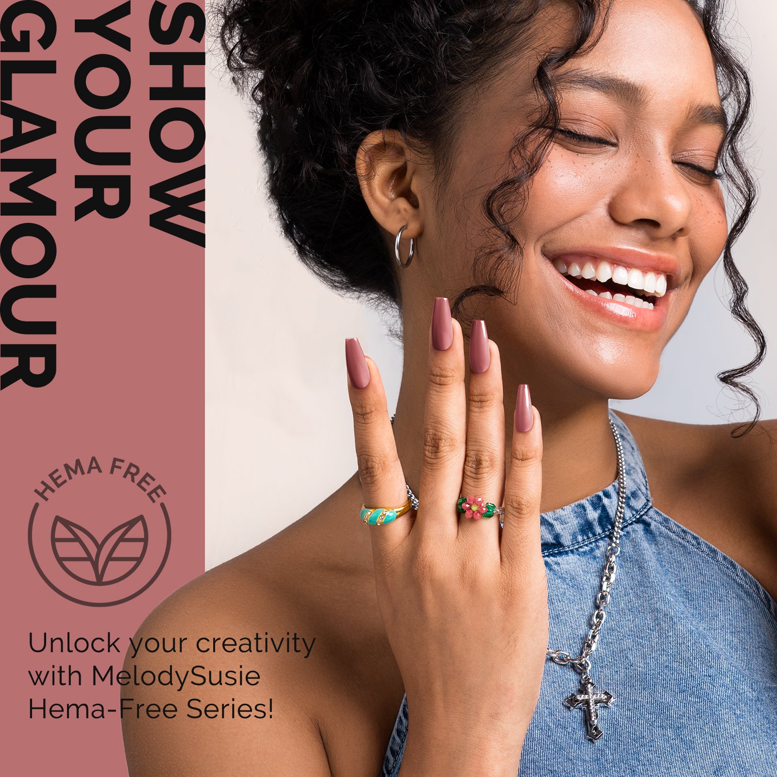 HEMA-Free Gel Nail Polish 0.5 fl oz/15ml - K0597 Thick Deep Nude Pink - 图片4