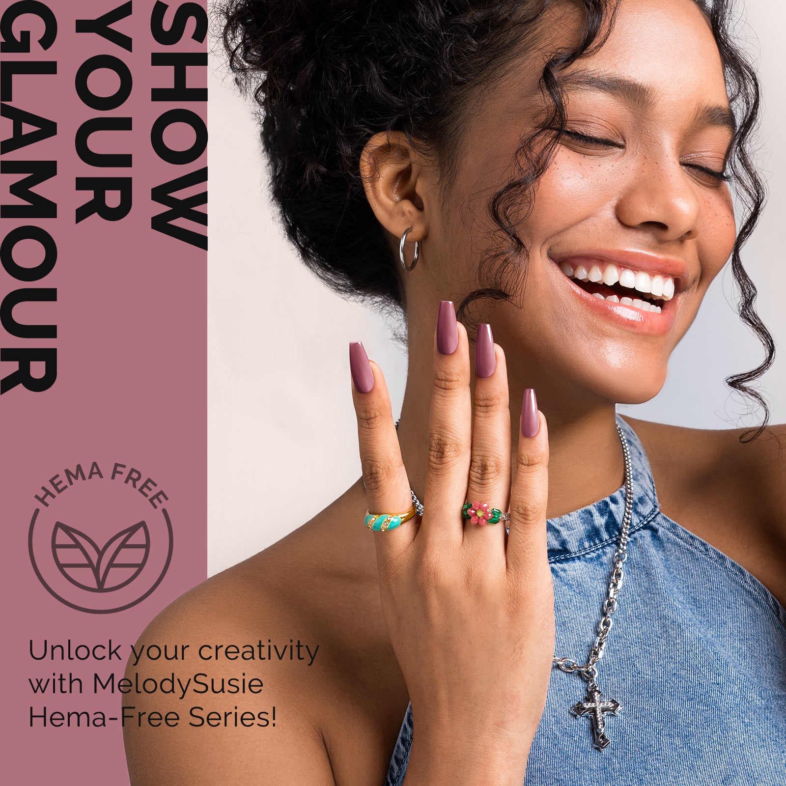 HEMA-Free Gel Nail Polish 0.5 fl oz/15ml - K0611 Thick Rosy Nude - 图片4