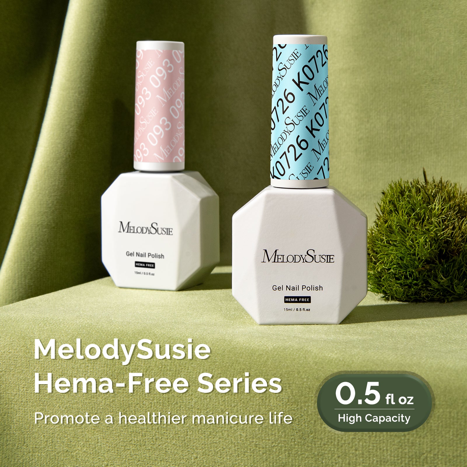 HEMA-Free Gel Nail Polish 0.5 fl oz/15ml - K0726 Thick Cyan Blue - 图片7