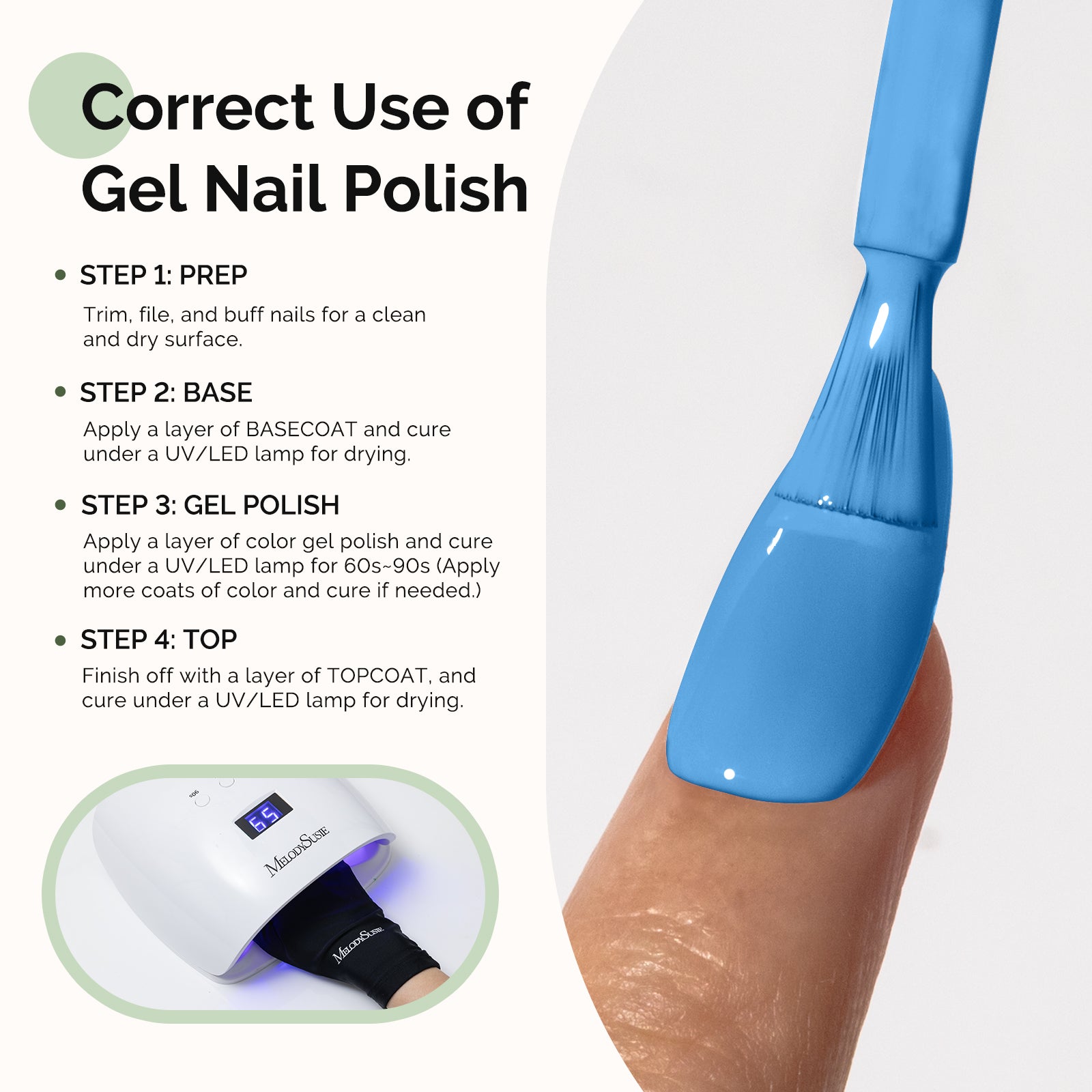 HEMA-Free Gel Nail Polish 0.5 fl oz/15ml - K0738 Thick Steel Blue - 图片5