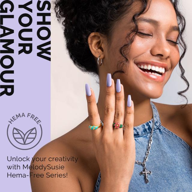 HEMA-Free Gel Nail Polish 0.5 fl oz/15ml - K0798 Thick Light Lavender Purple