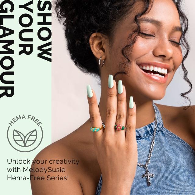 HEMA-Free Gel Nail Polish 0.5 fl oz/15ml - K0836 Thick Creamy Light Mint Green