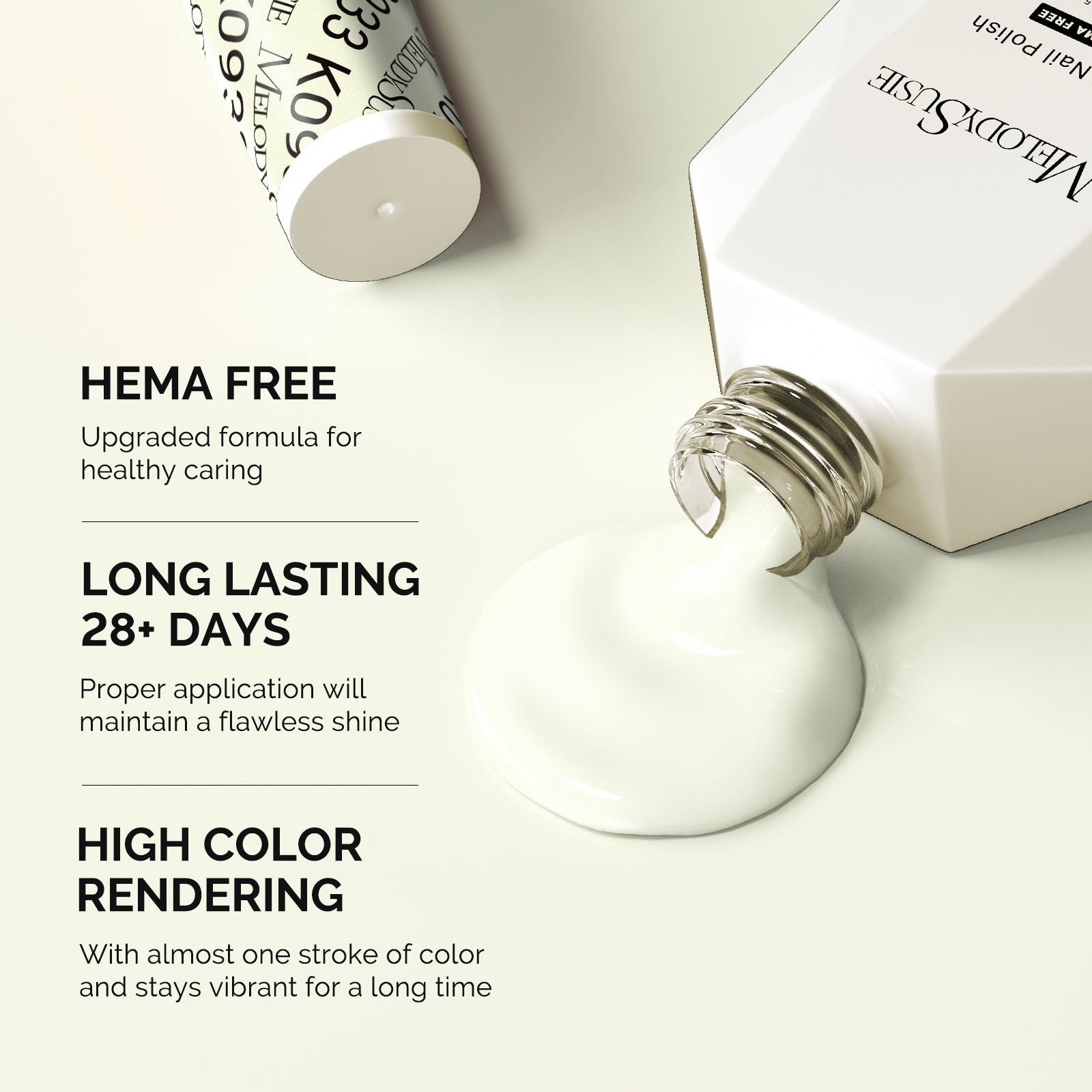 HEMA-Free Gel Nail Polish 0.5 fl oz/15ml - K0933 Thick Beige - 图片3