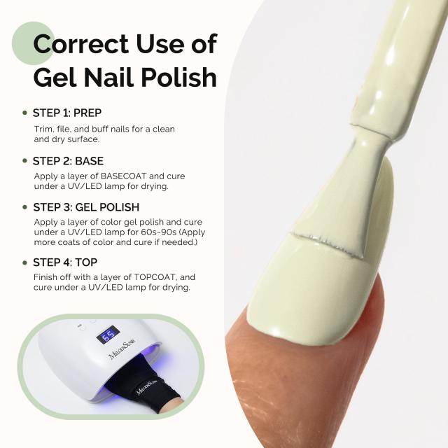 HEMA-Free Gel Nail Polish 0.5 fl oz/15ml - K0933 Thick Beige