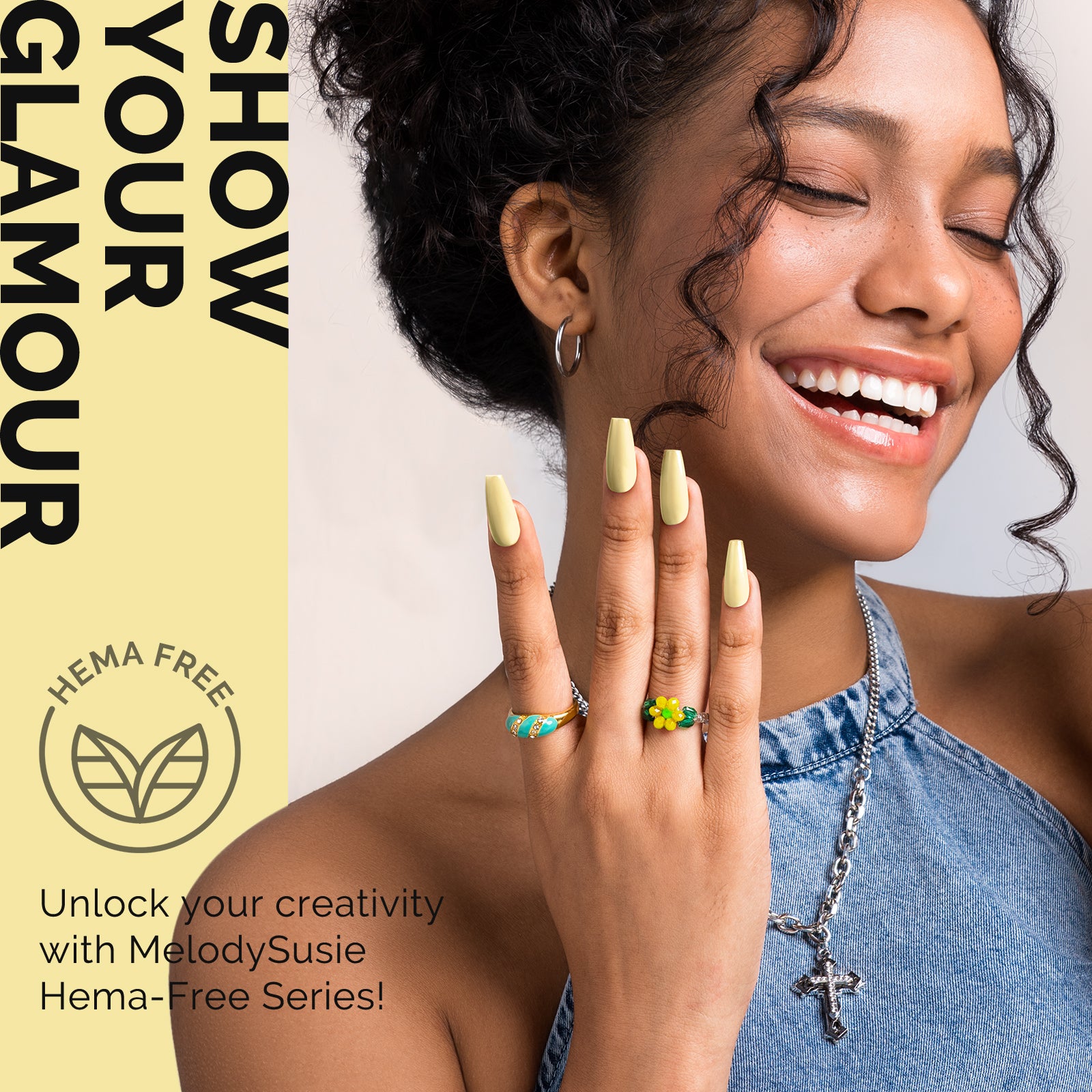 HEMA-Free Gel Nail Polish 0.5 fl oz/15ml - K0970 Thick Light Yellow - 图片4