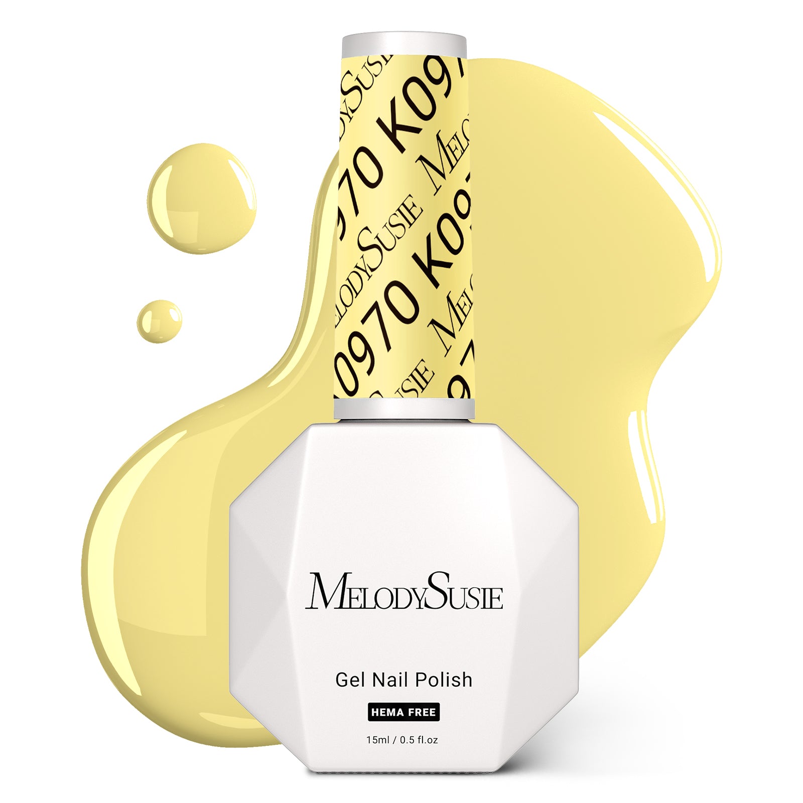 HEMA-Free Gel Nail Polish 0.5 fl oz/15ml - K0970 Thick Light Yellow