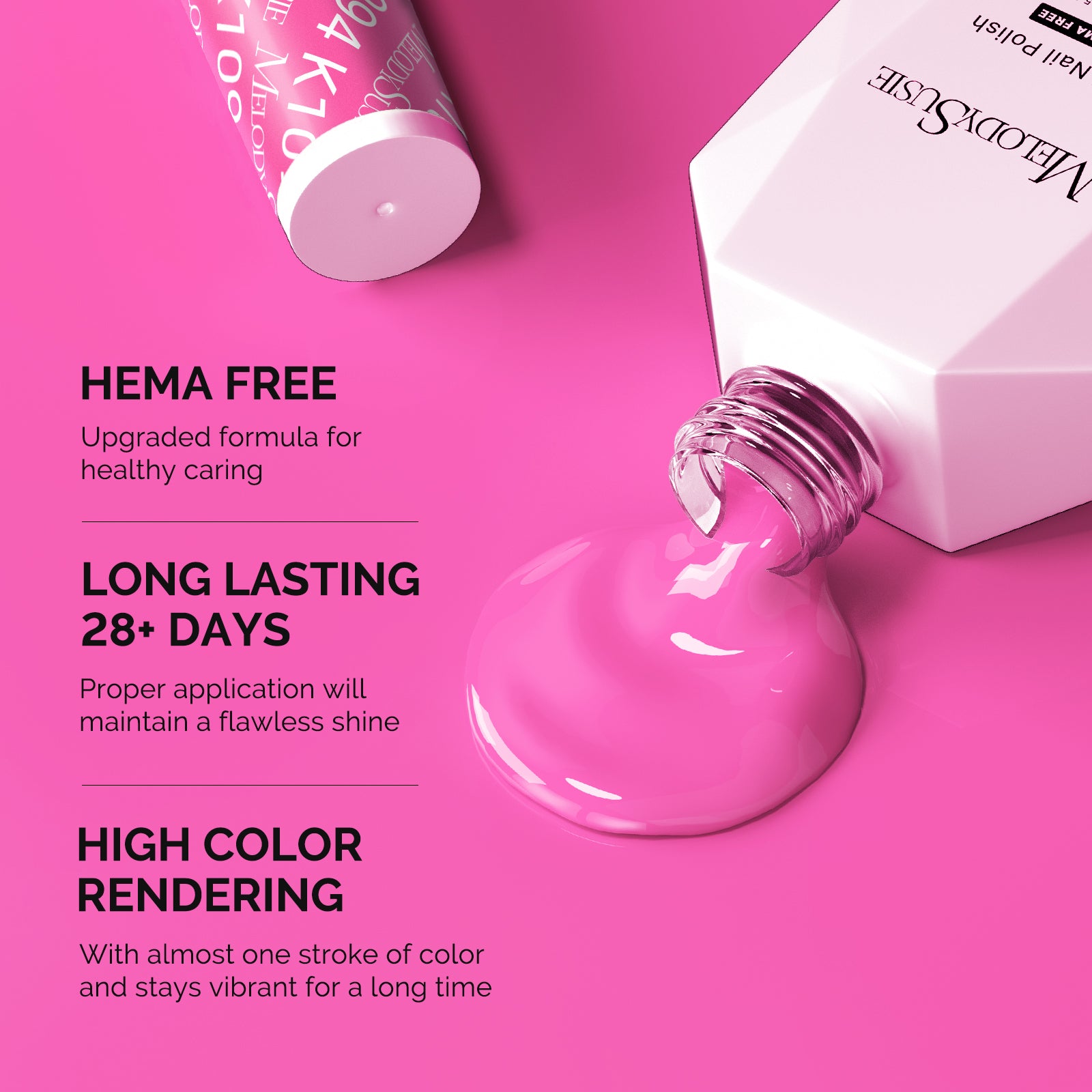 HEMA-Free Gel Nail Polish 0.5 fl oz/15ml - K1094 Thick Pinkish Purple - 图片3