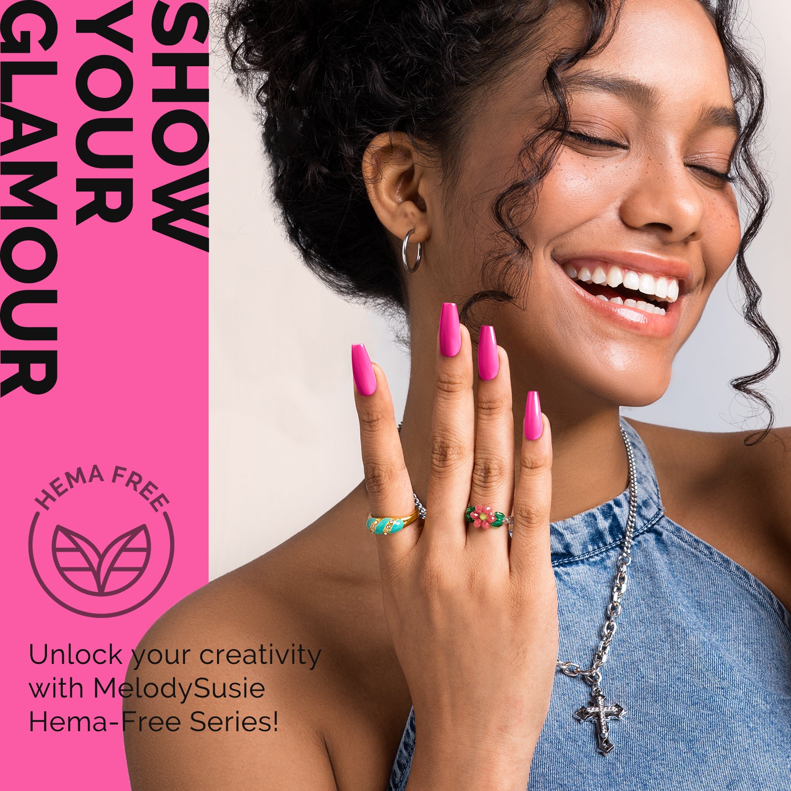 HEMA-Free Gel Nail Polish 0.5 fl oz/15ml - K1094 Thick Pinkish Purple - 图片4