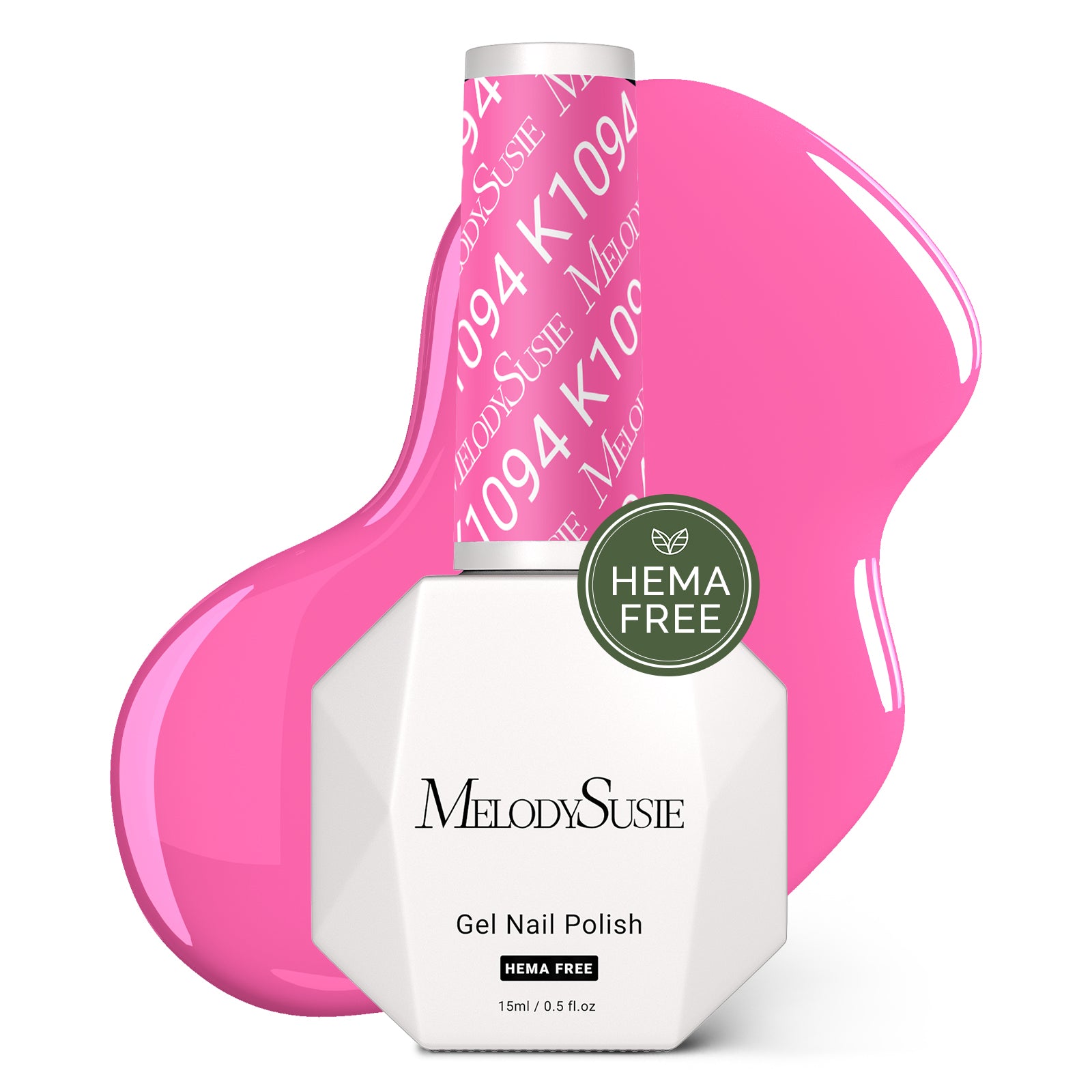 HEMA-Free Gel Nail Polish 0.5 fl oz/15ml - K1094 Thick Pinkish Purple