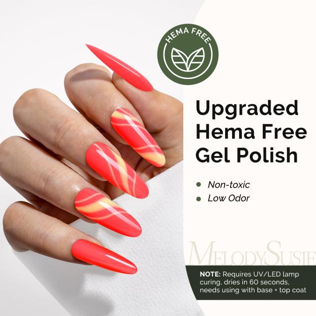 HEMA-Free Gel Nail Polish 0.5 fl oz/15ml - K1149 Thick Coral Pink