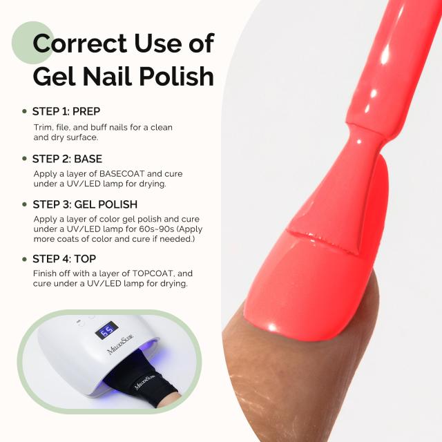 HEMA-Free Gel Nail Polish 0.5 fl oz/15ml - K1149 Thick Coral Pink