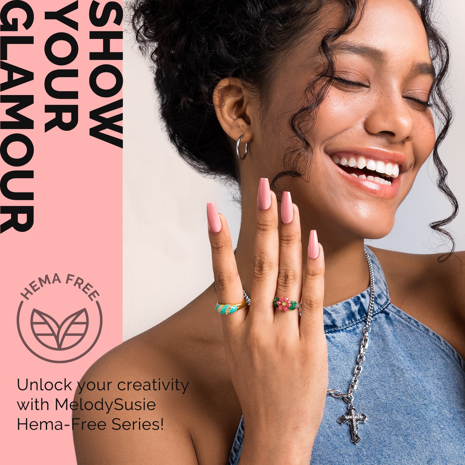 HEMA-Free Gel Nail Polish 0.5 fl oz/15ml - K1161 Thick Bright Nude Pink - 图片4