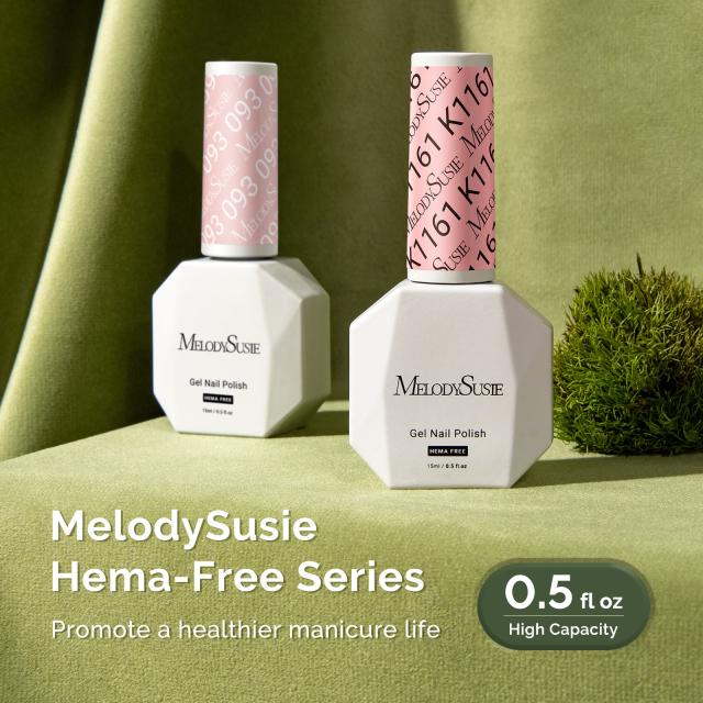 HEMA-Free Gel Nail Polish 0.5 fl oz/15ml - K1161 Thick Bright Nude Pink