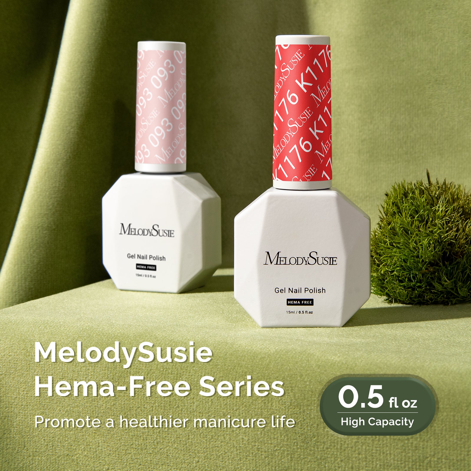 HEMA-Free Gel Nail Polish 0.5 fl oz/15ml - K1176 Thick Light Coral - 图片7